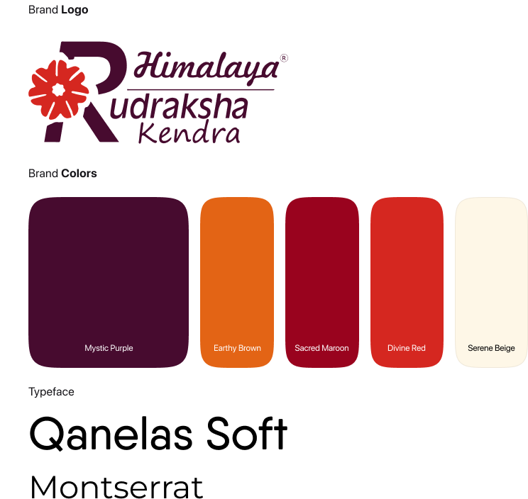 Himalaya Rudraksh Kendra Brand Identity